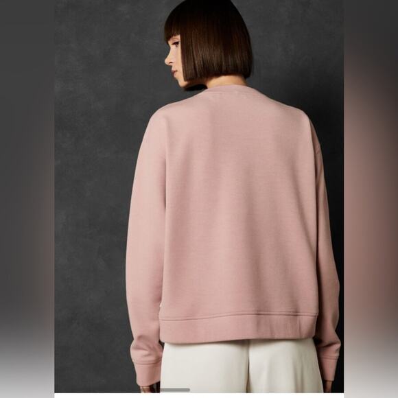 Ted Baker Branded Sweatshirt in Dusty Pink - Picture 15 of 15